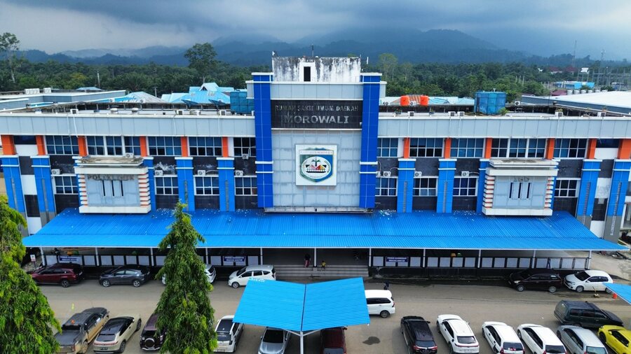 Gedung RSUD Morowali tampak depan